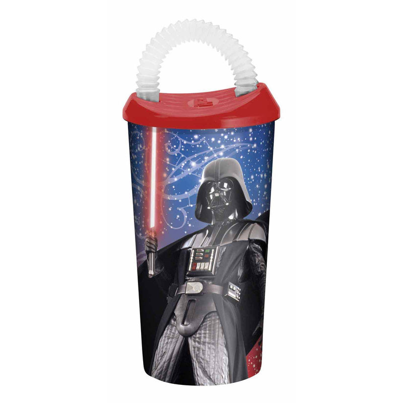 Star Wars Bottle Sw Cup W Straw Darth Vader - Flashpopup.com