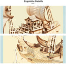 DIY 3D Wood Puzzle - Japanese Diplomatic Ship - 91pcs - Flashpopup.com