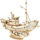 DIY 3D Wood Puzzle - Fishing Ship - 104pcs - Flashpopup.com