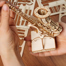 DIY 3D Wood Puzzle - Saxophone - 136pcs - Flashpopup.com