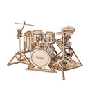 DIY 3D Wood Puzzle - Drum Kit - 246pcs - Flashpopup.com