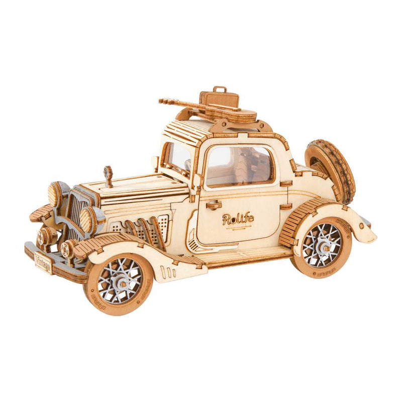 DIY 3D Wood Puzzle - Vintage Car - 164pcs - Flashpopup.com