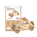 DIY 3D Puzzle 2 Pack - Cruisier Motorcycle and Vintage Car