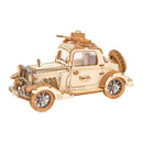 DIY 3D Puzzle 2 Pack - Cruisier Motorcycle and Vintage Car