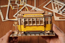 DIY 3D Wood Puzzle - Tramcar - 145pcs - Flashpopup.com
