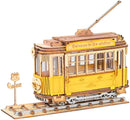 DIY 3D Wood Puzzle - Tramcar - 145pcs - Flashpopup.com