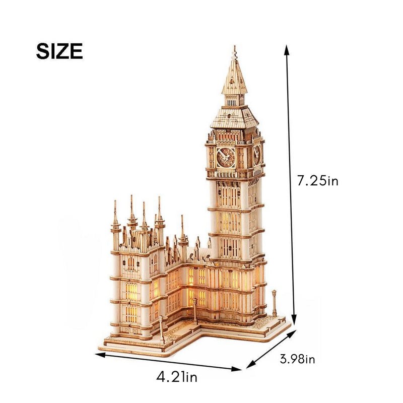 DIY 3D Puzzle - Big Ben - 220pcs - Flashpopup.com