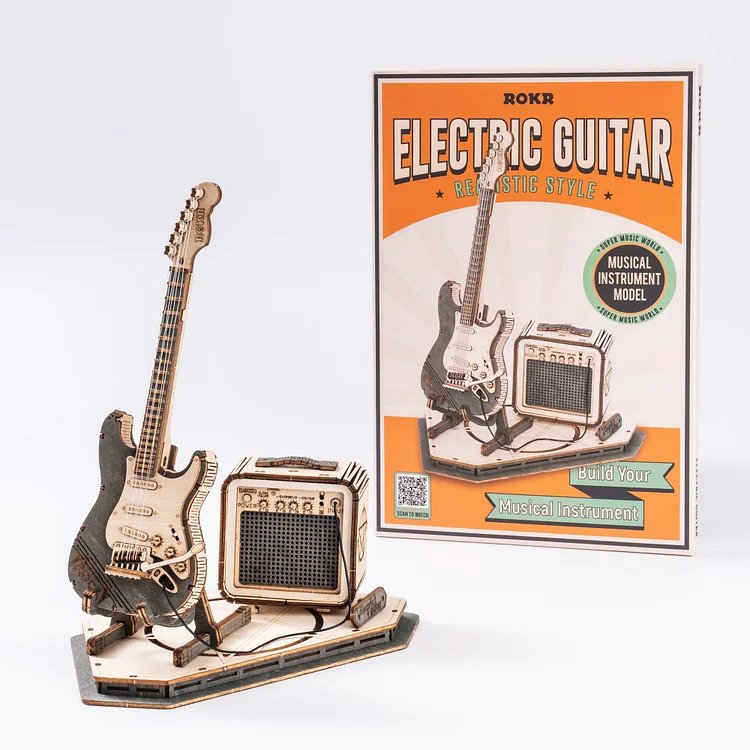 DIY 3D Puzzle - Electric Guitar - 140 pcs
