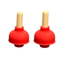 Wine Stopper Red Toilet Plunger 2 Pack