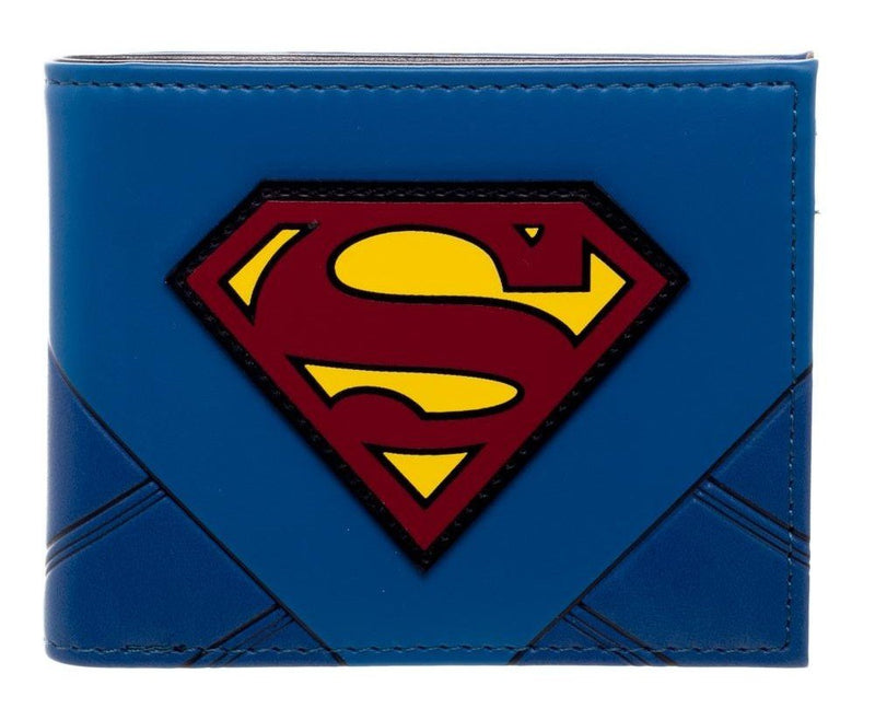 DC Comics Superman Logo Blue Men's Bifold Wallet - Flashpopup.com