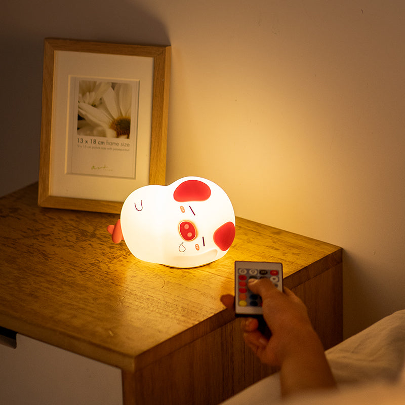 Kids LED Sleepy Pig Night Lamp with Color Mode - Flashpopup.com