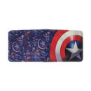 Marvel Comics Captain America Blue Men's Bifold Wallet - Flashpopup.com