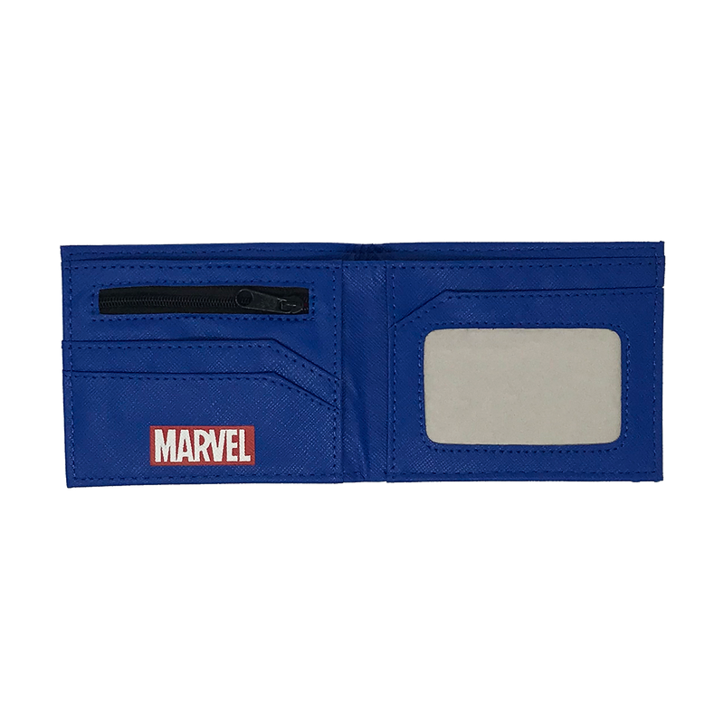 Marvel Comics Spiderman Blue Men's Bifold Wallet - Flashpopup.com