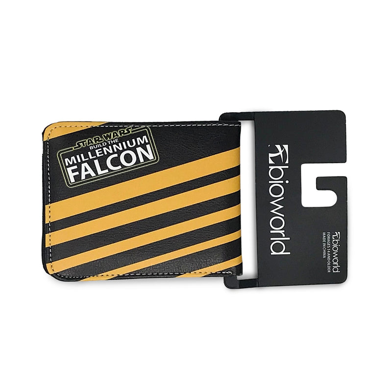 Star Wars Millennium Falcon Yellow Men's Bifold Wallet - Flashpopup.com