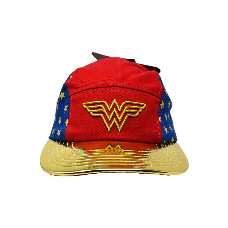 DC Comics Wonder Woman Hat with Gold Brim - Flashpopup.com