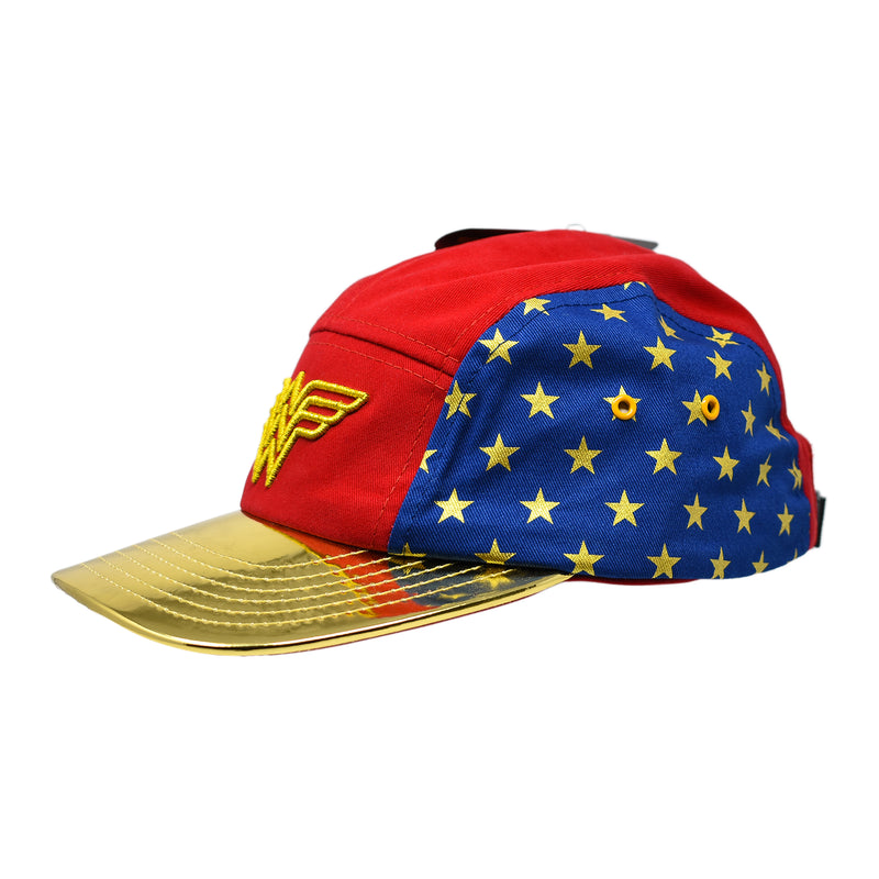 DC Comics Wonder Woman Hat with Gold Brim - Flashpopup.com