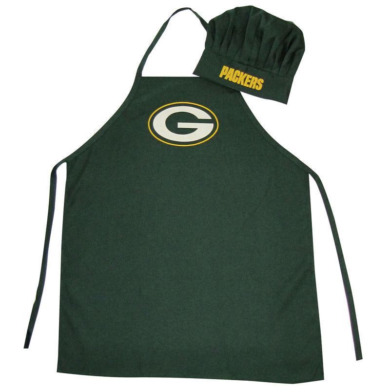 NFL Green Bay Packers Apron & Chef Hat Set - Flashpopup.com