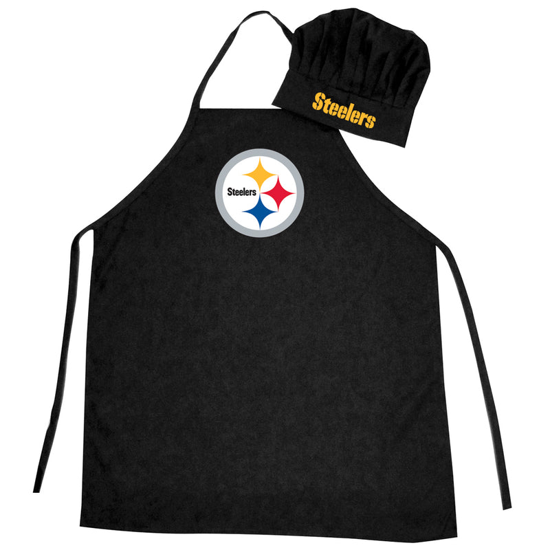 NFL Pittsburgh Steelers Apron & Chef Hat Set - Flashpopup.com