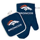 NFL Denver Broncos Oven Mitt & Pot Holder Set - Flashpopup.com