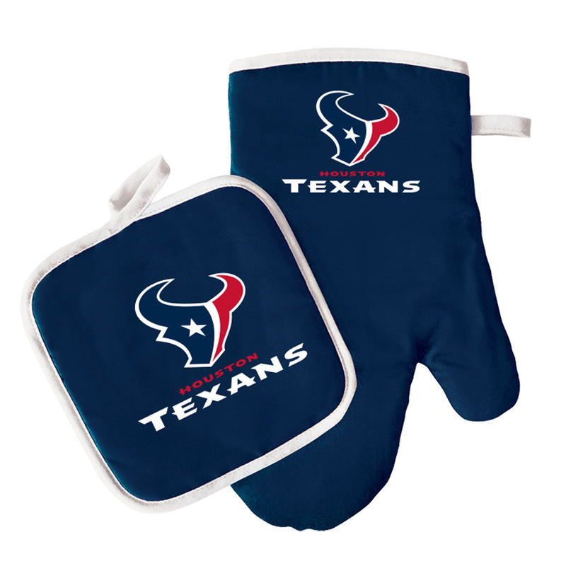 NFL Houston Texans Oven Mitt & Pot Holder Set - Flashpopup.com