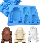 Set of 8 Star Wars Ice Trays Cube Chocolate Candy Jello Silicone Molds Kid Fun - Flashpopup.com