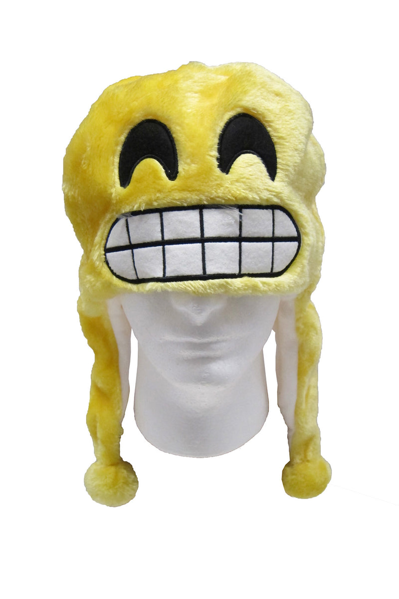 Emoji Grimace Yellow Peruvian Hat (Chullo) Cap - Flashpopup.com