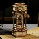 DIY 3D Wood Puzzle Music Box: Victorian Lantern - 210 Pieces - Flashpopup.com