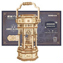 DIY 3D Wood Puzzle Music Box: Victorian Lantern - 210 Pieces - Flashpopup.com