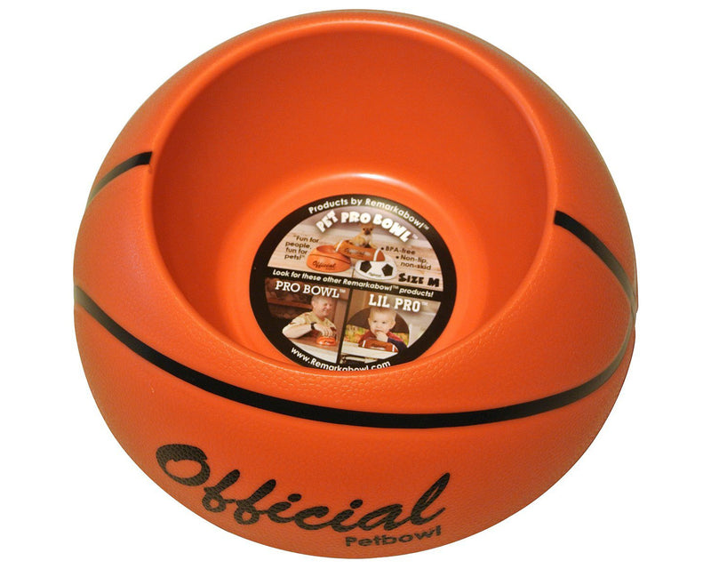 Sports Petpro Basketball Pet Bowl, Large Size - Flashpopup.com