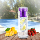 Infuze H2O 24oz Fruit Infusion Water Bottle Purple, BPA Free - Flashpopup.com