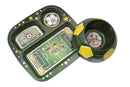 Remarkabowl Kids Soccer Green Dinnerware Set, BPA Free - Flashpopup.com