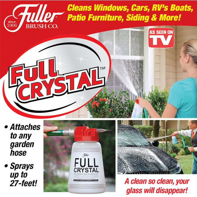 As Seen On Tv Fuller Brush Full Crystal Outdoor Glass Cleaner - Flashpopup.com